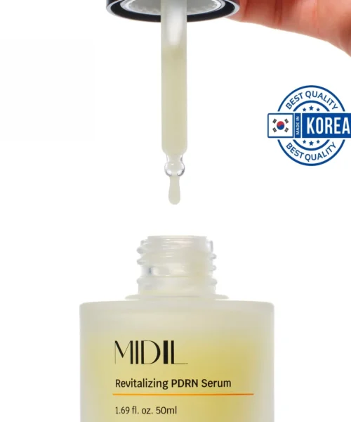 Ser coreean pentru regenerare celulara si anti-aging Midil PDRN-Tech Spic, 50ml, aplicare