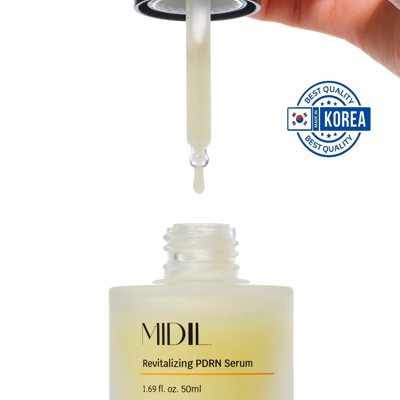 Ser coreean pentru regenerare celulara si anti-aging Midil PDRN-Tech Spic, 50ml, aplicare