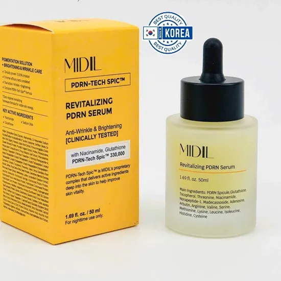 Ser coreean pentru regenerare celulara si anti-aging Midil PDRN-Tech Spic, 50ml, cutie