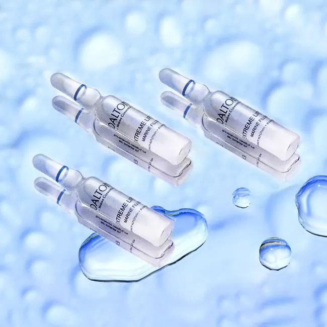 Set de fiole antirid cu efect de lifting cosmetice marine Dalton Extreme Lift