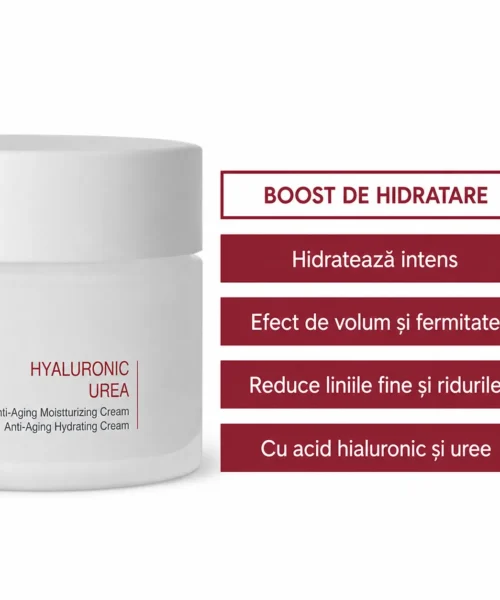 Cremă antiaging cu acid hialuronic și uree – Dalton Hyaluronic Urea, 50ml
