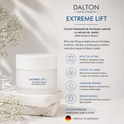 produs cremă anti-rid cu efect de lifting cosmetice marine dalton extreme lift