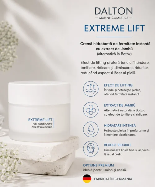 Mască de față antirid si detoxifiere cu efect de lifting 2 in 1, Dalton Extreme Lift, 50ml
