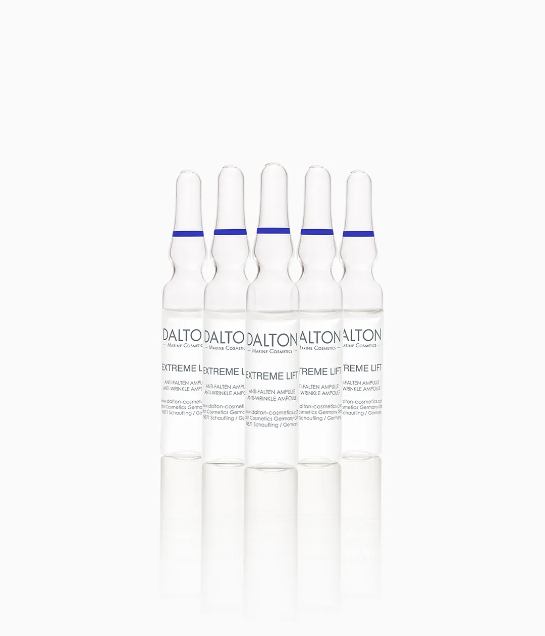 Set de 5 fiole antirid cu efect de lifting cosmetice marine Dalton Cosmetics Extreme Lift