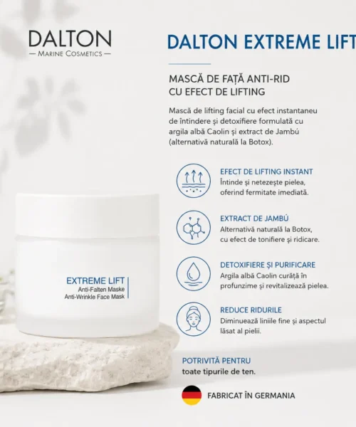 Mască de față antirid cu efect de lifting cosmetice marine Dalton Extreme Lift