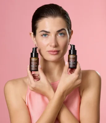 Ser cu retinol pentru regenerare celulară Dalton High Concentrates, prezentare model