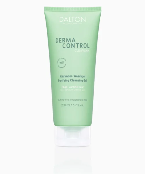 Gel de curățare purificator pentru piele grasă și acneică cosmetice marine Dalton Cosmetics Derma Control, 200ml
