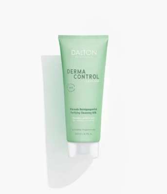 produs lapte demachiant purificator pentru curățarea tenului uscat predispus la coșuri și acnee cosmetice marine dalton derma control