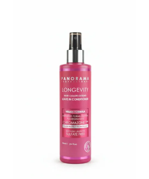 Balsam profesional fara clatire pentru par vopsit Panorama Professional Color Longevity Leave-In Conditioner, 250ml