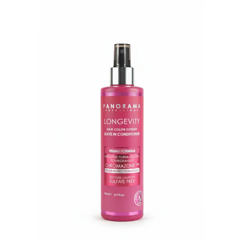 Balsam profesional fara clatire pentru par vopsit Panorama Professional Color Longevity Leave-In Conditioner, 250ml