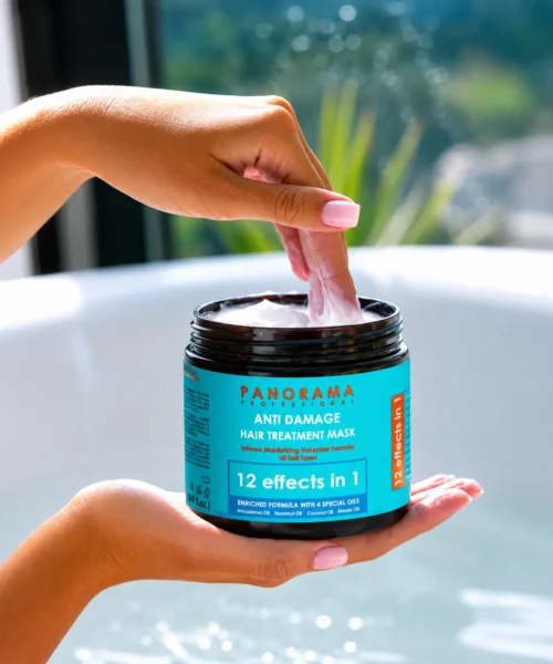 Masca profesionala pentru par deteriorat Panorama Professional Anti Damage Hair Mask, 500ml, cutie