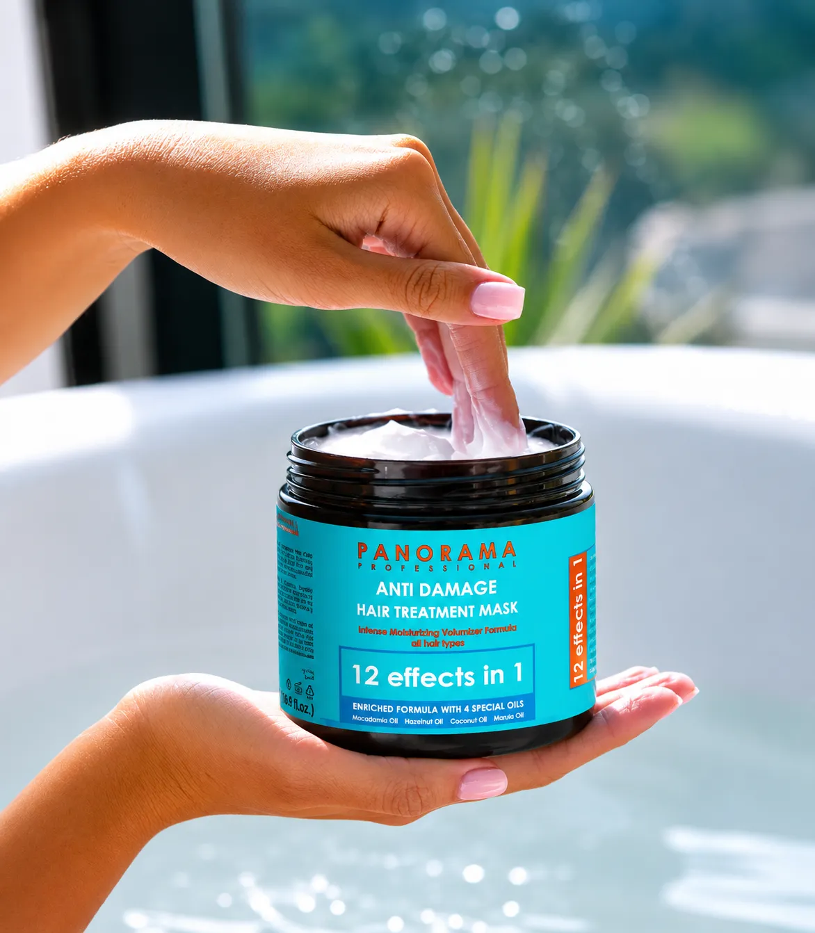 Masca profesionala pentru par deteriorat Panorama Professional Anti Damage Hair Mask, 500ml, cutie