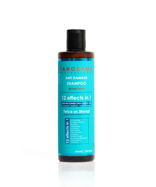 Sampon reparator Anti Damage Panorama Professional, cu Ulei de Macadamia, Marula, Cocos si Alune, 400ml