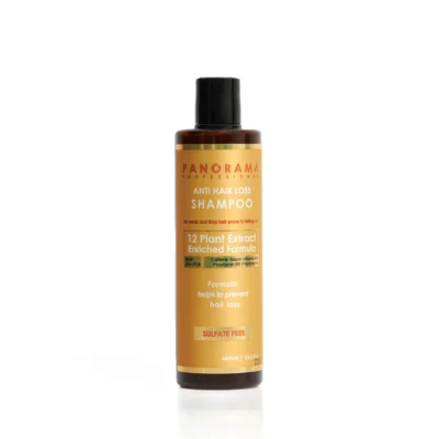 Sampon profesional anticădere Panorama Professional Anti Hair Loss 12 extracte din plante, 400 ml