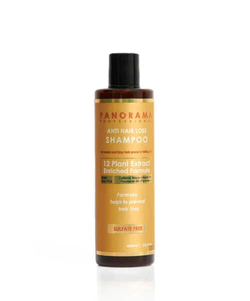 Sampon profesional anticădere Panorama Professional Anti Hair Loss 12 extracte din plante, 400 ml