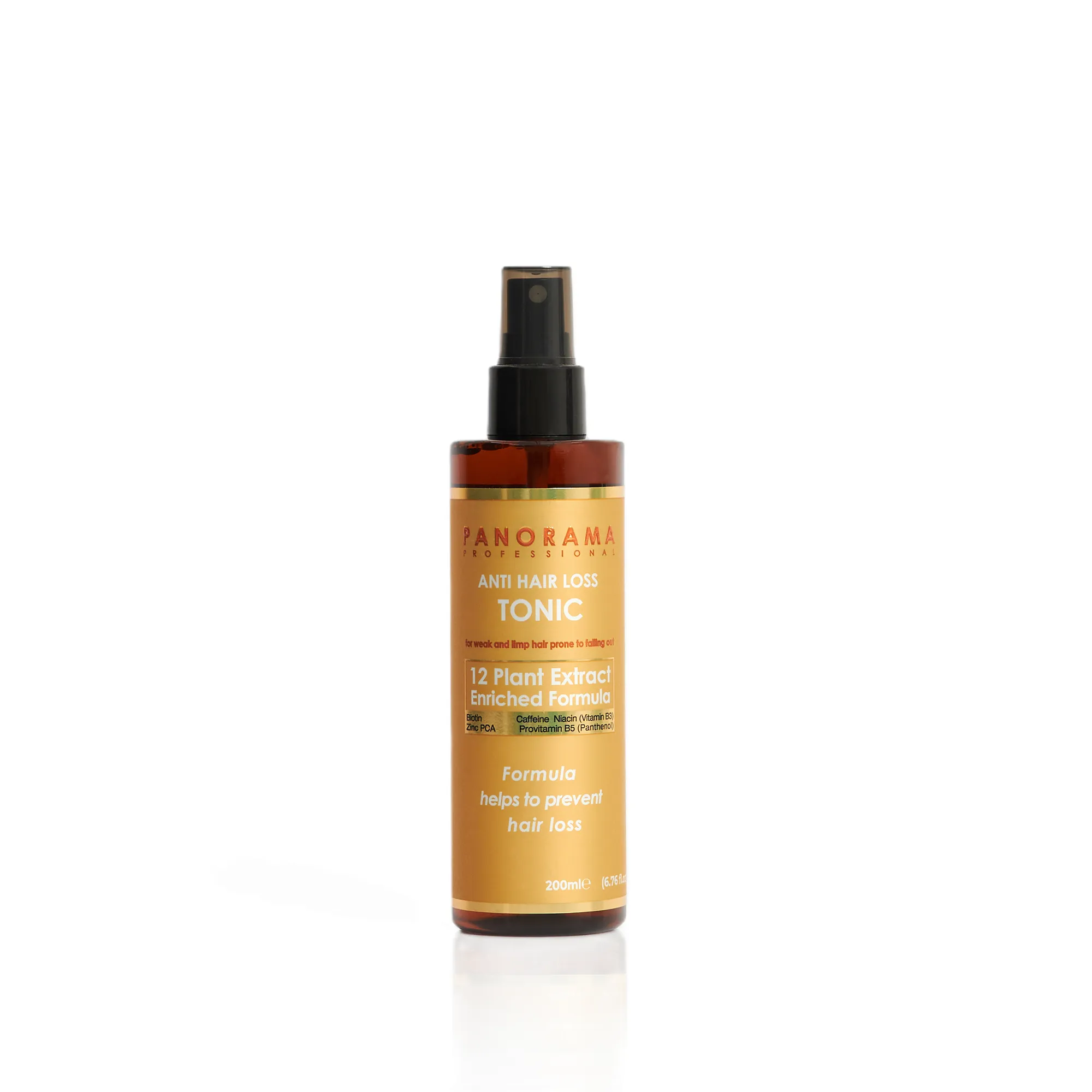 Tonic profesional anticădere - Panorama Professional Anti Hair Loss 12 extracte din plante, 200 ml