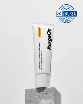 Crema coreeana regenerare antiaging Purgeon cu retinol si vitamina C, 60g, stativ