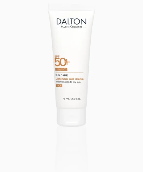 Crema gel de protecție solară pentru fată SPF 50 Dalton Cosmetics Sun Care, 75ml cosmetice marine