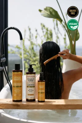 Set 2 sampoane si balsam de par anticadere Panorama Professional Anti Hair Loss, model
