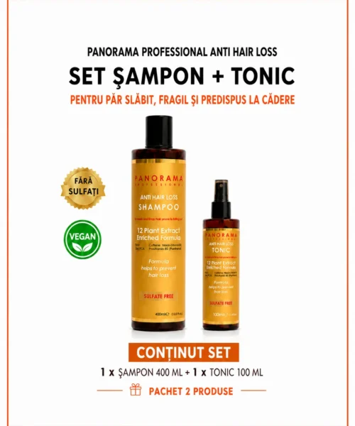 Set sampon si ulei de par anticadere Panorama Professional Anti Hair Loss