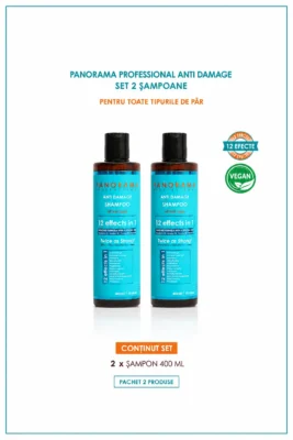Set 2 sampoane anti-deteriorare Panorama Professional Anti Damage