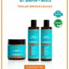 Set 2 sampone si mască de păr Panorama Professional Bond Plex pentru păr deteriorat si procesat, cu Ulei de Argan, Jojoba, Arbore de Ceai si Canepa, 12 in 1
