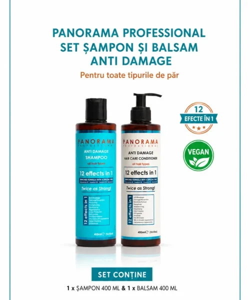 Set sampon si balsam anti-deteriorare Panorama Professional Anti Damage