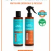 Set sampon, și balsam leave-in Panorama Professional Bond Plex pentru par deteriorat si procesat, cu Ulei de Argan, Jojoba, Arbore de Ceai si Canepa, 12 in 1
