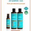 Set 2 sampone si ulei de păr Panorama Professional Bond Plex pentru păr deteriorat si procesat, cu Ulei de Argan, Jojoba, Arbore de Ceai si Canepa, 12 in 1