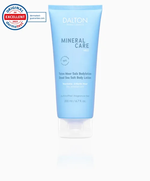 produs lotiune de corp cu sare de la marea moarta dalton mineral care med