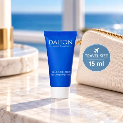 produs ser de noapte cu colagen vegan blue collagen dalton marine booster travel size